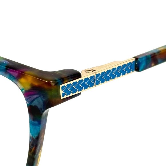 Kensie Yass Eyeglass *Frames Only* Turquoise Multicolor Plastic‎ Womens Tortoise main image 6
